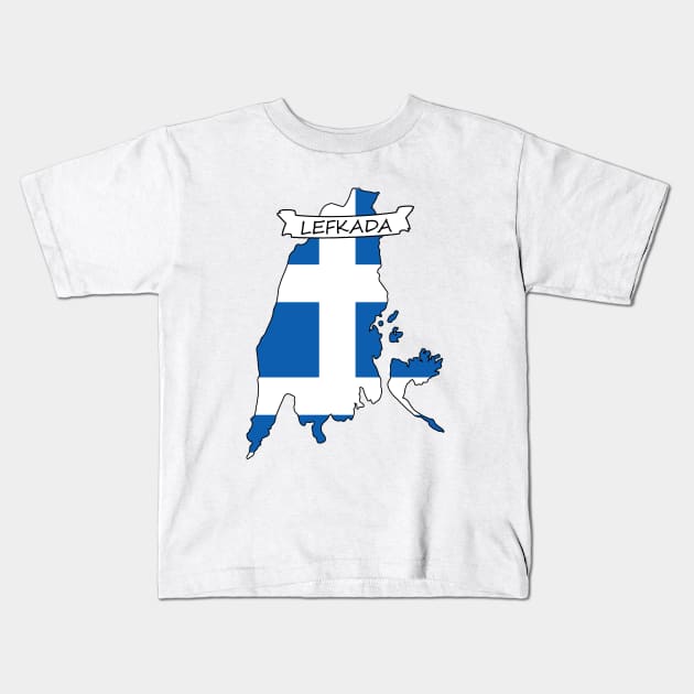 Lefkada Kids T-Shirt by greekcorner